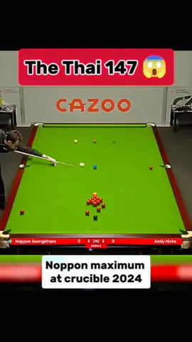 Thai 147 2024 😱 #forupage #foryou #snooker #snookerplayer #forurpage #usmanchamp147 #sports #foryoupageofficiall #snookerlove #snookerlover #snookerskills #snookerplayer #tahiland #noppon 