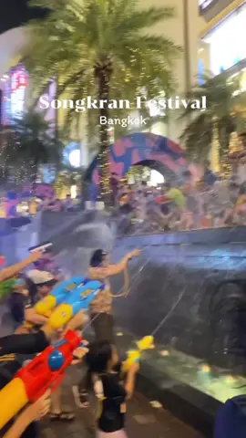 Songkran is a festival that celebrate the traditional Thai New Year. As a part of Thai culture, people splashing water on each other as symbolizes refreshment and washing away bad luck.   #songkranfestival #songkran #thailand #thailandtiktok #bangkok #bangkoklife #festivalseason #thailandfestival 