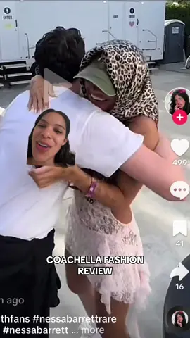 if anyone sees her other fits lmkkkk #nessaabarrett #coachellafashionreview #coachellafashion #coachella 