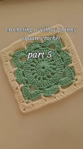 finally #part 5❤️ أخيرا الجزء 5 crocheting a willow granny square crochet  #1milion #crochet #decoration  #crochetersoftiktok #design #stitch #dc 
