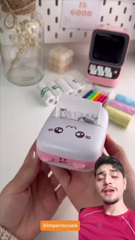 Mini impressora portátil (não precisa de tinta)  link na bio ou comente 