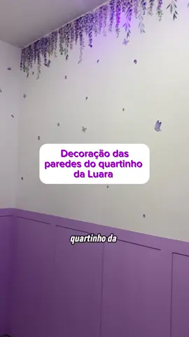 Decoraçao das paredes do quarto de baby menina, minha filhota Luara !💜#maedeprimeiraviajem #gestantetiktok #gestantes #gravidez #quartodemenina #decoracao #quartodebebe #gravidadeprimeiraviagem 