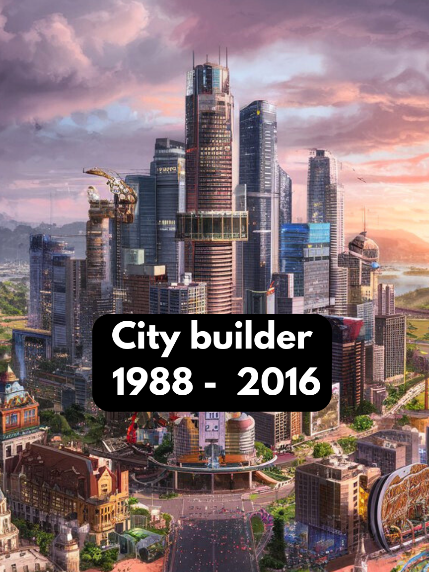 🕹️  City Builder Evolution (1989 - 2023) 🕹️ 🎵 Let me love you (remix slowed) 🎵 SimCity ➡️ (1989) SimCity 2000 ➡️ (1993) SimCity 3000 ➡️ (1999) SimCity 4 ➡️ (2003) SimCity Societies ➡️ (2007) SimCity ➡️ (2013) Cities: Skylines ➡️ (2015) Cities: Skylines 2 ➡️ (2023) #gaming #citybuilder #game #videogame #jeu #jeuxvidéo #consolegame #mobilegame #pcgame #pcgamer #evolution #gamesevolution #gamodzilla #simcity #cityskyline #cityskyline2