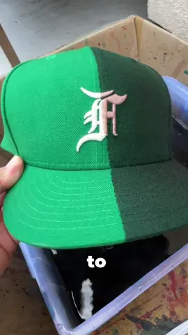 Picking one of your comments to put on a custom hat!🧢🔥 #notx #customhat #fitted 