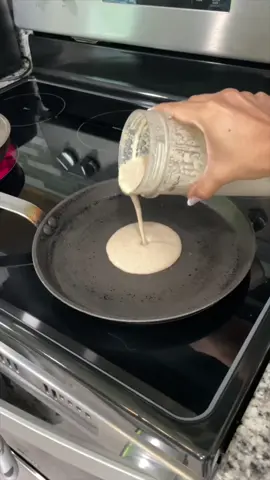 Pancakes 🥞 de avena y proteina 😋 super facil de hacar 👌🏼