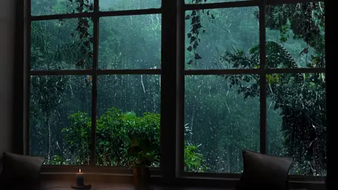 Relaxing Rain Sounds on Window for Mind Peace & Deep Sleep. 2 min #rain #sleep #asmr #relaxing #camping