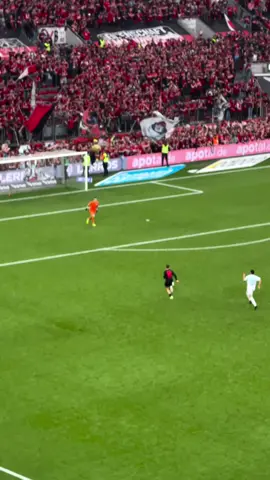 Florian Wirtz Scores and then fans start coming into the field #leverkusen #bundesliga #florianwirtz 