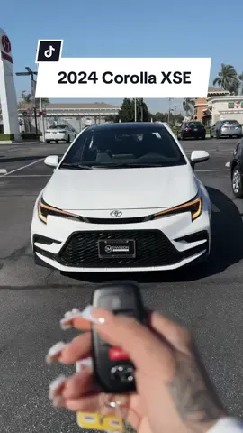 2024 Corolla XSE  #saleswoman #cardealership #california #losangeles #corolla #toyota #norwalk #fyp #parati #saleswoman #carsaleslife 