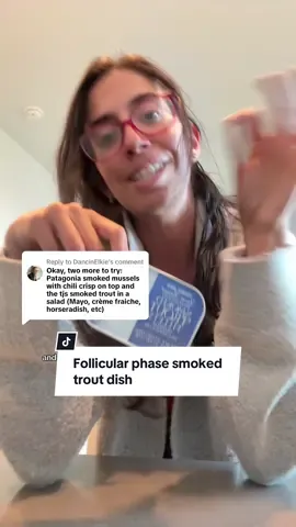 Replying to @DancinElkie thank you for inspiring my new go to follicular phase snack for all of eternity🙃 #cyclesyncing #follicularphase #hormonehealth 