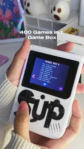 400 in 1 Mini Game Box🎮  For sure magugustuhan ‘to ng mga kids!🥰 #gamebox #pocketgames #retrogaming #fyp #fypシ #sup 