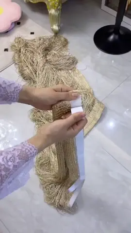 Tirai glitter #fyp #tiraidekorasi #tiraitali 