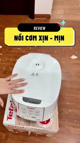 [Siêu phẩm 2] Nấu cơm siêu ngon với chiếc nồi cơm điện tử Tefal chỉ dưới 1xxx #noicomdien #noicomdientu #trending