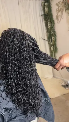 Human hair braids are the best bet, if you can affordit❤️‍🔥🙌🏾go for it,boho braids lover
 ————————————
 Video by our hairstylist 💁🏽‍♀️ @beautygardenllc
 used our 16” Deep Wave Bulk Hair
 *
 All pictures and videos are made using only OUR wigs from 𝐘𝐆𝐖𝐈𝐆𝐒.⁣⁣⁣⁣⁣
 ————————————
 *
 #bohoknotlessbraids #knotlessbraids #ygwigs #bohobraiding #hairstyle #bohobraids #bulkhair #hairextension #hairstyle #fyb #foryoupage #hairstlist #trending #humanhair #humanhairbraids #deepwave 