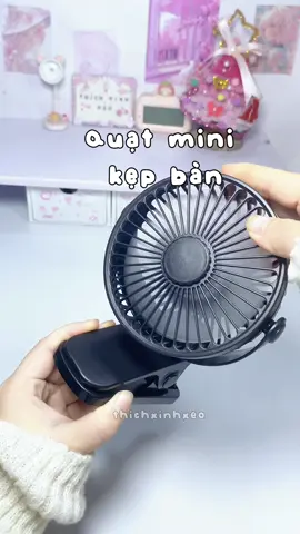 Quạt này tích điện dùng được lâu lắm luôn ý #thichxinhxeo #xuhuong #xh 