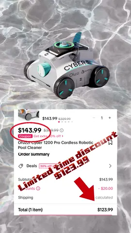 For pool owners this could be a game changer #pool #poolcleaning #ttshop #tiktokshop #tiktok #fyp #fypシ #Tiktok #tiktokshopblackfriday #satisfactory #tiktokshop #gift #cyber #1200 #pro #cordless 