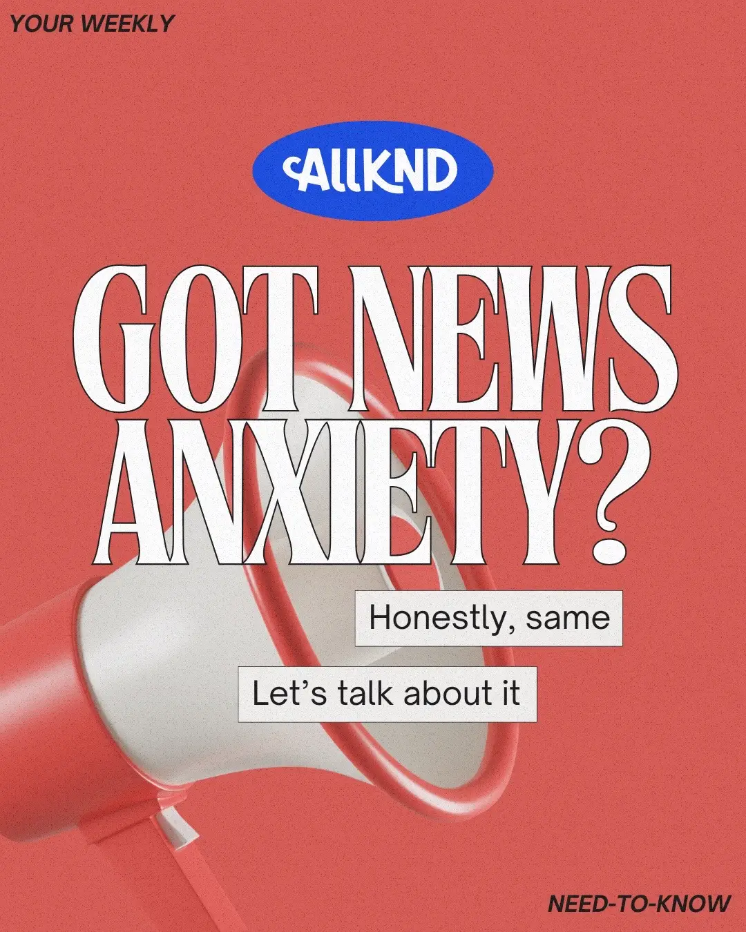 Vibe check… how we all doing? 🙃 #allknd #weareallknd #knowmore #newsalert #breakingnews #selfhelp #SelfCare #burnout 