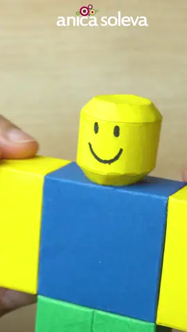 DIY Paper Roblox Noob #DIY #paperart #papercraft #roblox #robloxnoob #robloxdiy #robloxpapercraft #fyp 