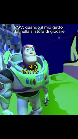 Ma poi così, de botto. . . #toystory2 #buzzlightyear #gatti #toystory #pixar #meme #pov #perte 
