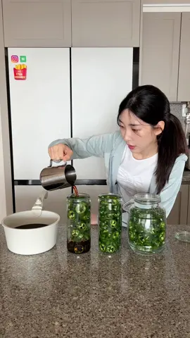 할라피뇨 장아찌 Jalapeno jangajji #cooking #집밥 #틱톡요리 