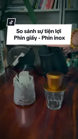 |PHẦN 42| SO SÁNH SỰ TIỆN LỢI GIỮA CÀ PHÊ PHA PHIN TRUYỀN THỐNG VÀ CÀ PHÊ TÚI LỌC GIẤY #trending #viral #xuhuong #caphemuoi #coldbrew #coffee #arabica  #espresso #pourover #coffeegreenbean #roaste #coffeemakers #coffeecup #coffeeroasters #hancoffee #premium #càphê #icedcoffee #protein