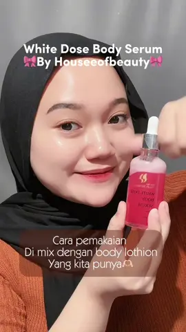 Siapa yang nyangka ini serum glow viral versi gede😭🖐🏻, padahal ini body serum nya 🤏🏻 #bodyserumviral #brighteningskin #bodycareroutine #bodyserum #houseeofbeauty 