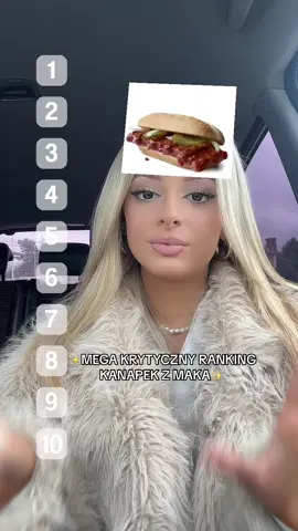 mega krytyczny ranking kanapek z maka