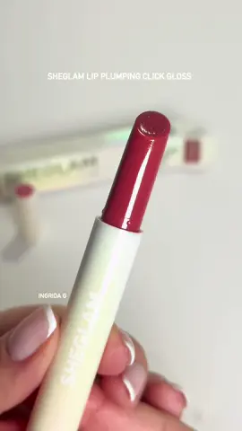 ASMR | viral sheglam lip plumping click gloss.  Follow me for more beauty tips, reviews, tutorials ✨ @sheglam_official Pout-Perfect Shine Lip Plumper Moisturizing Plumping Solid Lip Gloss ✨ Non-Stick  ✨ Nourishing Lip Plumping Serum  ✨ Coconut Oil Lip gloss ✨ Vegan & Cruelty Free  ✨ Free from parabens  ✨ Free from minerals  ✨ Free from silicon  A gloss with all of the PLUMP and none of the PAIN! This solid lip gloss stick delivers high-shine and amazing color saturation for the juiciest lips ever! Formulated with nourishing coconut oil, this solid lip gloss keeps lip moisturized without the stickiness! Please do not share / post without my permission  🏷️ lip plumping clock gloss, coconut gloss, glossy lips? Lippie, lip balm lip oil lipstick skincare asmr makeup bronzer contour sculpting with makeup liquid contour stick, shein makeup, sheglam makeup, viral makeup must have, makeup swatches, makeup unboxing #sheglam #sheinmakeup #viralmakeuphacks #makeupasmr #asmr #asmrmakeup #contour #contouring #makeuptips #makeuptipsandtricks #trendingmakeup #makeuptrends #lipgloss #lipoil #lipstick #pinklips