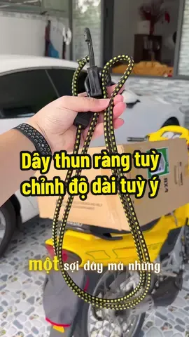 Một sợi dây ràng có thể tăng chỉnh độ dài rất đáng để ae chở hàng, các anh shipper có trong cốp xe nha #tranminhdaily #review #muataitiktok #daythunrangtangchinh 