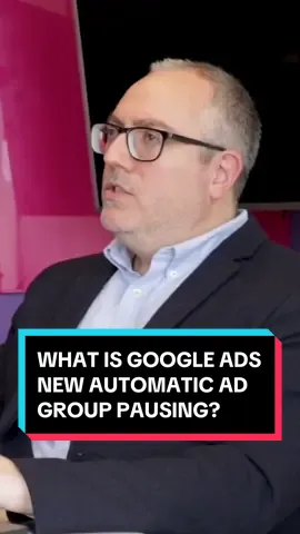 What is Google Ads’ New Automatic Ad Group Pausing? 🤔 #ppc #paidadvertising #googleads #googleupdates #digitalmarketing 