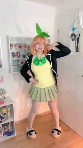 Yotsuba is back!! 🧡 #yotsubanakanocosplay #yotsubanakano #thequintessentialquintuplets #cosplay 