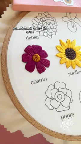 This is the spiral trellis stitch! Have you tried it before?! #embroiderytutorial #floraldesign 