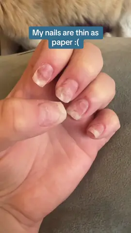 My nails are thin as paper 😧 #thinaspaper #nails #nailsathome #hobby 