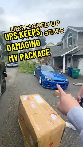 I cannot catch a break with UPS, seems like everything i buy for the R34 Skyline is showing up damaged 😭😭 #thatmanderek #cartok #projectcar #jdmcars #carguy #carcommunity #carsoftiktok 