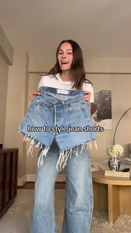 tips for styling denim shorts for spring! what else do you need help styling? #jeanshorts #stylingtips 
