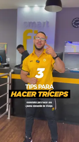 ¡Momento de fortalecer esos tríceps! 💪🏼💥 Sácale provecho a tus ejercicios de brazo con estas recomendaciones. #ActitudSmart #SéFeliz #SmartFitPanamá #GymPanamá #GimnasioPanamá #Panamá 