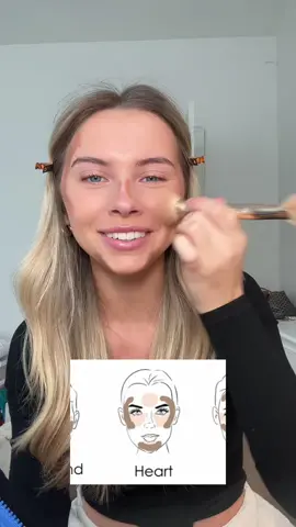 How to contour a heart face shape using tips I found on #lemon8us #beauty #howtocontour #contourtutoria #makeuptutorial