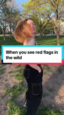 When you see red flags out in the wild @Cactus eater #redflags #toxicrelationship #dating #skit #funnyskits #crush 