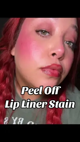 The easiest and most satisfying lip stain @SACHEU Beauty US #sacheubeauty #sacheu #pinked #lipstain #peelofflipstain #peelofflipliner #lipliner 