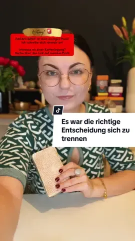 Persönliche Legung: Link auf meinem Profil || Instagram: zarah.tarot 💫✨