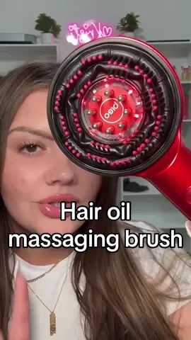 GIRLLLLL, an oil dispensing, red light therapy scalp massaging brush? THE GREATEST THING TO EVER EXIST !!! 😍😍😍 #scalpmassager #hairoiling #breoscalpmassager #TTSACL 