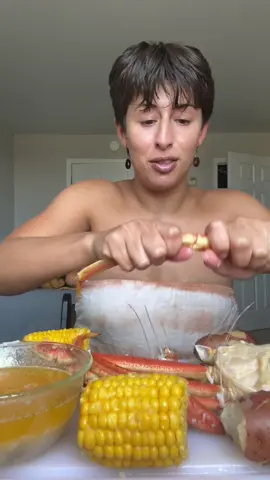 🦀🦀🦀 #seafoodboil #crablegs #crablegmukbang #hookandreel 