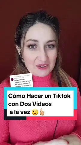 Cómo hacer un VIDEO con dos videos que aparezcan al mismo tiempo, en este vídeo te explico cómo😉👍🏻  #edicionentiktok #editarvideos #videotipoduo #videocondosvideos #tutorial #loaprendientiktok #AprendeEnTikTok  #adrianarosastips #tiktokparaprincipiantes #hackdetiktok #tiktoktips 
