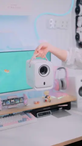 Xem phim từ điện thoại lên máy chiếu chill nha  #maychieu #maychieumini #beecube #chillreview #projector #giaitri 