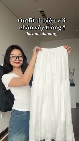 diện cả set trắng @Havana đi biển tắm nắng  🎀 #goclamdep #reviewlamdep #havanadanang 