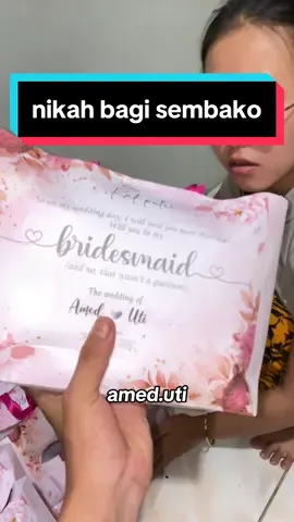 anehhh nikah bagi bagi sembako 🤣🤣🤣 #ameduti #amedalanshari #utiwindi #fyp #prank #ngakak #viral #trending 