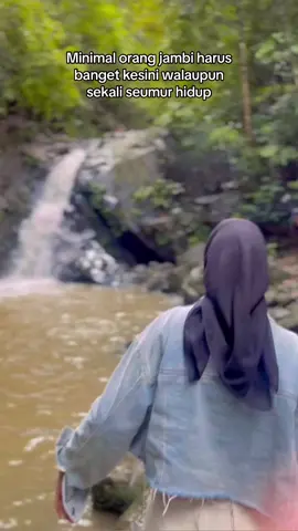 Jangan salfok sama di akhir video, info healing pulangnya bawa kamu dong #fypシ #jambipride #wisatajambi #jambi #air #lubukbernai #fyp #rekomendasiwisata #airterjun 