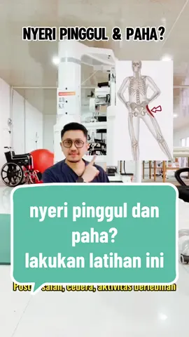 Nyeri pinggul san paha atas samping? Yuk lakukan latihan ini #drpras #fyp #nyeripinggul #serunyaberbagi 