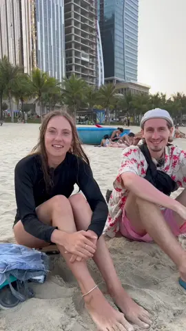 I interviewed Russian travelers on a beach in Vietnam. They were very friendly and kindly participated in the filming. Thank you for your cooperation in the shoot. #vietnam #danang #russian 