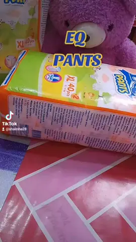 EQ Pants XL 40pcs +2pcs High quality, super absorbent core, it also prevents leakage.  #fypシ  #tiktokfindsph  #Eqpantsxl40pcs +2 #affordablediaper 