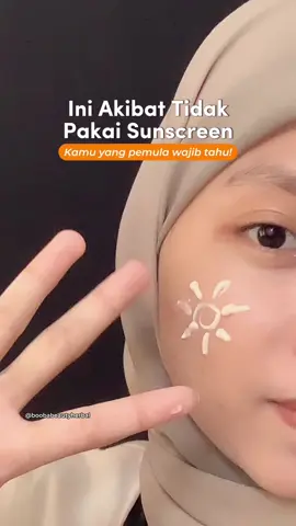 Siapa disini yang masih suka skip sunscreen? Bahaya loh, beauties😭 #sunscreen #sunscreenviral #suncaresr12 #skincare #tabirsurya 
